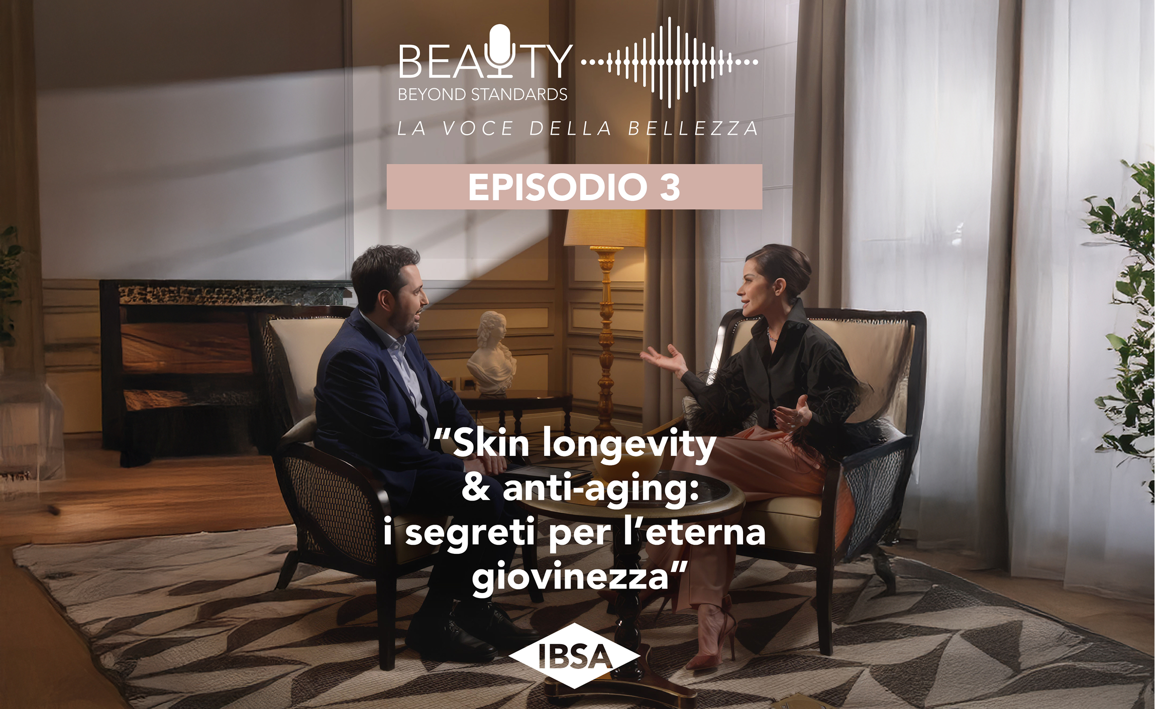<p><strong>EPISODIO 3</strong> – La bellezza non è una corsa contro il tempo, ma un percorso.<br />
La medicina estetica oggi è inclusiva, trasversale, pensata per adattarsi a ogni età, cultura, etnia e tipo di pelle. Migliora, corregge, accompagna. Non omologa, ma valorizza. E lo fa attraverso la personalizzazione di trattamenti medici che rispettano chi siamo.<br />
In questo terzo episodio parliamo di Skin Longevity e Medicina Estetica Rigenerativa: un approccio pioneristico che mette al centro la cura della pelle lungo tutto l’arco della vita attraverso prevenzione, mantenimento e ristrutturazione.</p>
